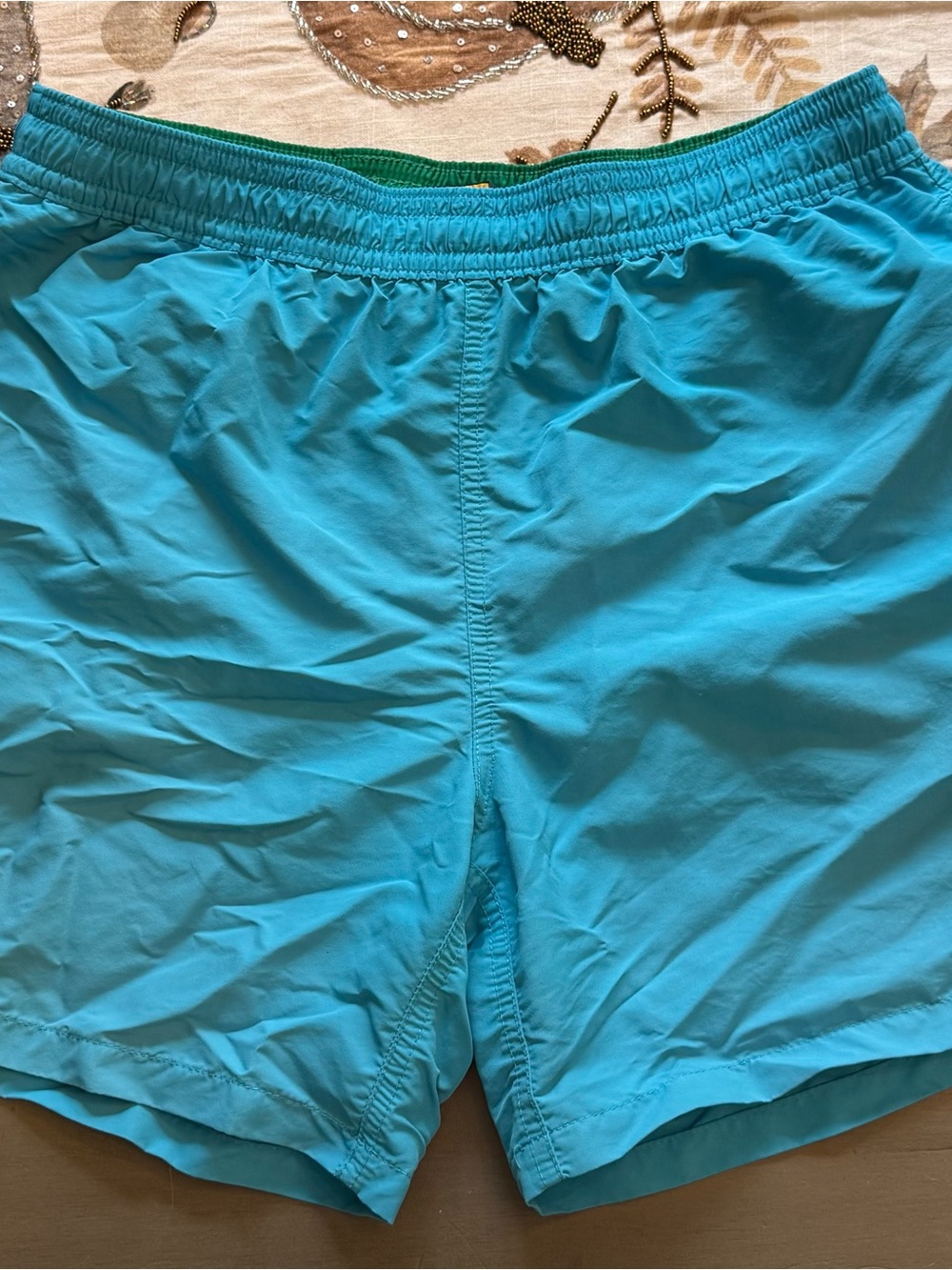 Men's Polo Aqua Athletic Shorts - Lightweight Swim/Training Shorts